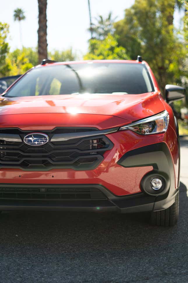 Weird thing about the new Crosstrek bumper: Those front license plate mounting holes appear to be molded in, not drilled