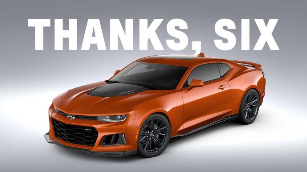 Dead: The Sixth-Generation Chevrolet Camaro