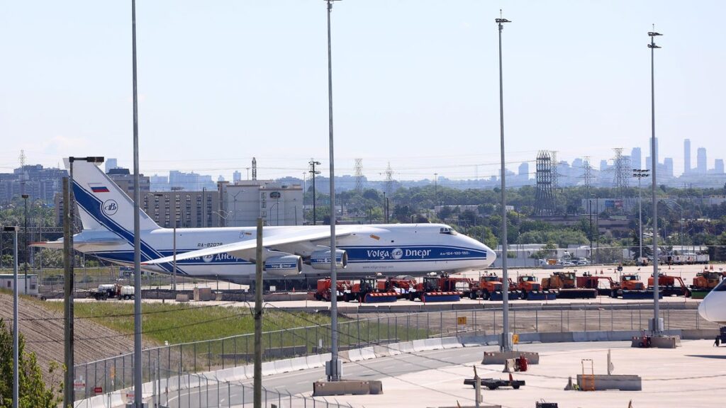 Russian Plane Stuck in Canada Racks Up Over $300,000 in Parking Fees