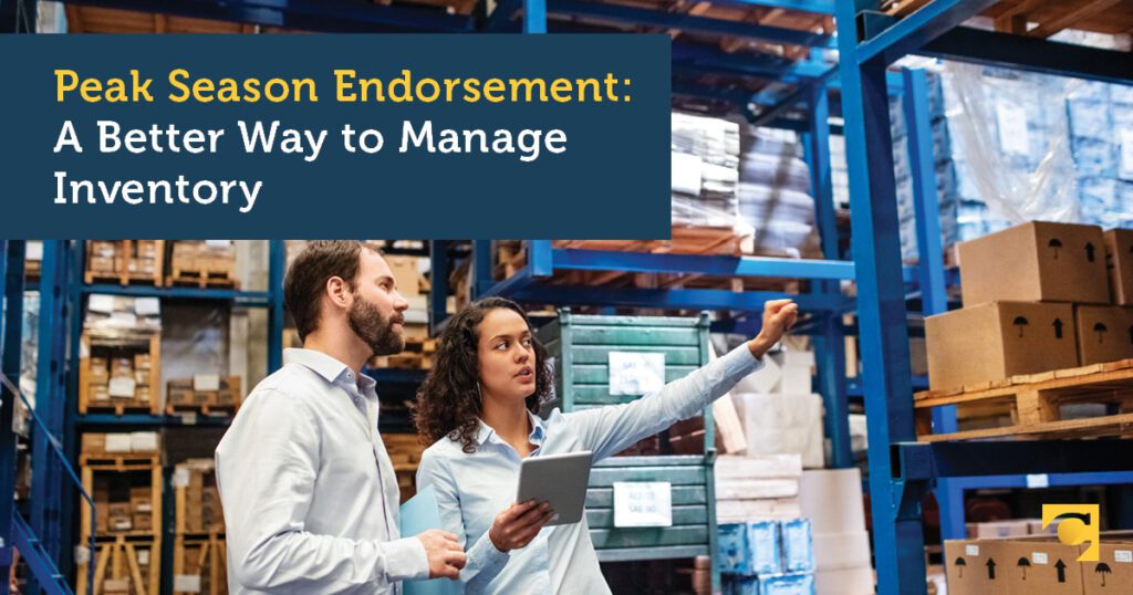 Peak Season Endorsement: A Better Way to Manage Inventory