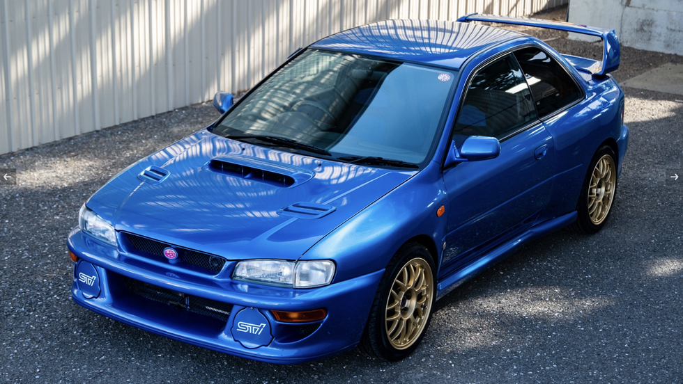 1998 subaru impreza 22b sti