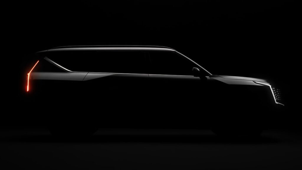 2024 Kia EV9 electric SUV design will be revealed March 15