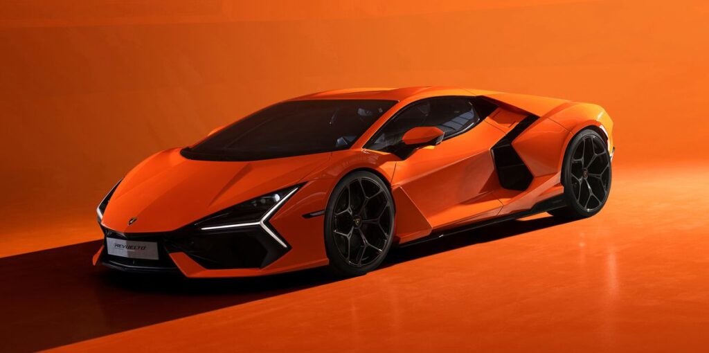 2024 Lamborghini Revuelto Remixes the Supercar with a 1001-HP Hybrid V-12