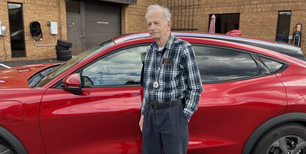 89-Year-Old EV Enthusiast Gets the Ride of a Lifetime in a Ford Mustang Mach-E