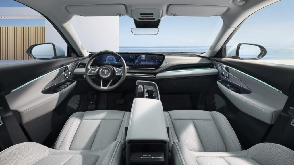 Buick Electra E5 interior debuts with a 30-inch, 6K OLED display