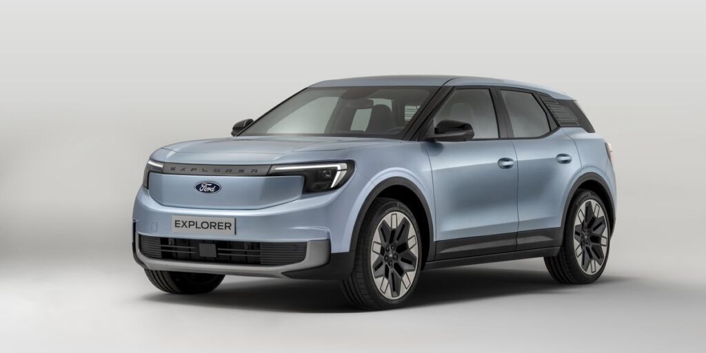 Ford Reveals Its VW-Based EV Crossover for Europe, the Explorer