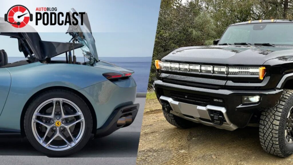 GMC Hummer EV SUV first drive, RIP Camaro, Ferrari Roma Spider | Autoblog Podcast # 773