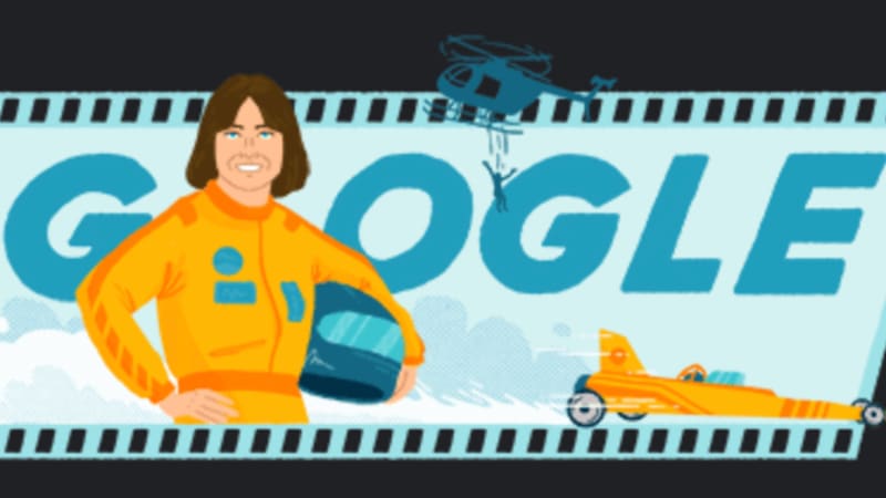 Google Doodle honors Kitty O'Neil, the original 'fastest woman alive'