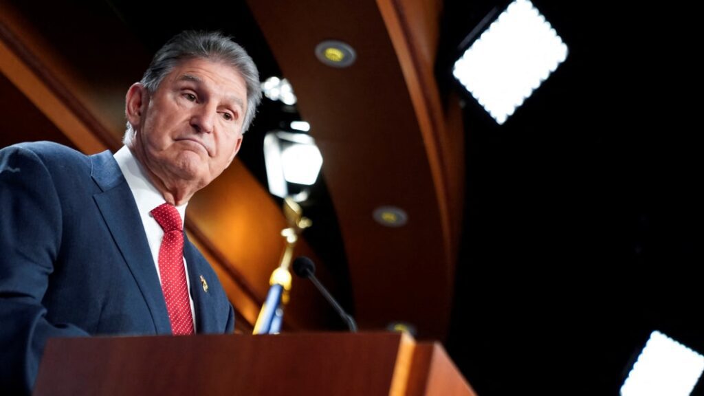 Joe Manchin threatens to sue US Treasury over EV tax credit rules