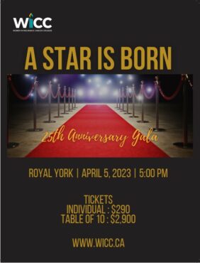 Join us for WICC’s 25th Anniversary WICC Gala – “A Star Is Born” – April 5th, 2023!