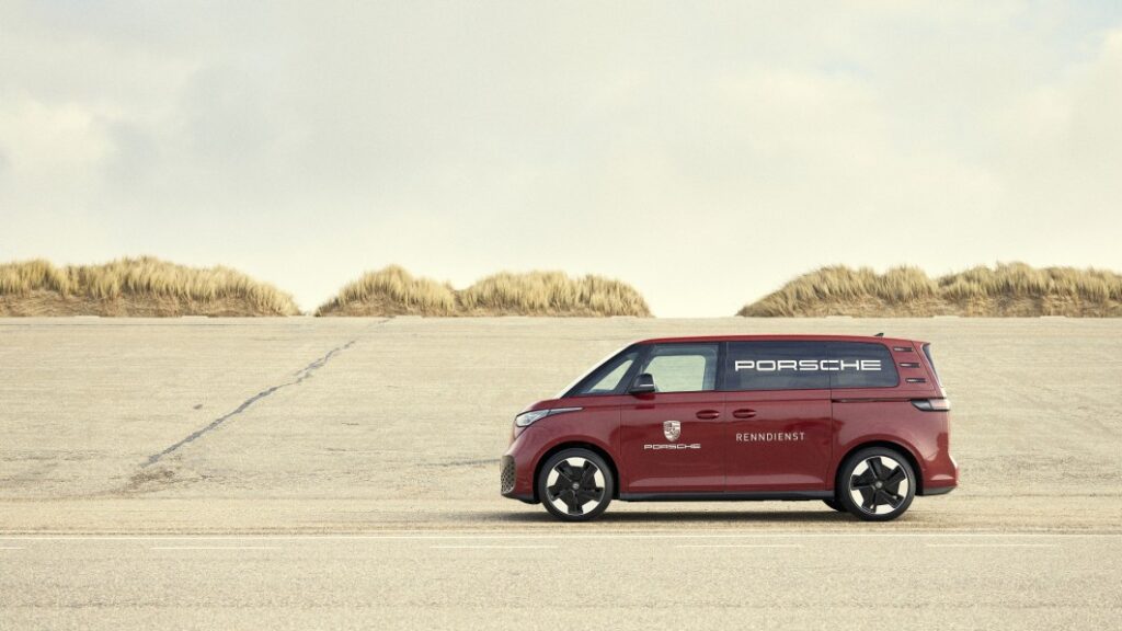 Porsche revives VW racing support vans with ID.Buzz