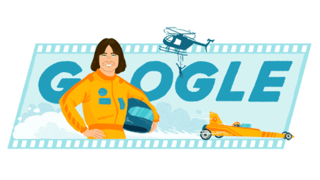 Today's Google Doodle Celebrates Racing Driver and Movie Stuntwoman Kitty O'Neil