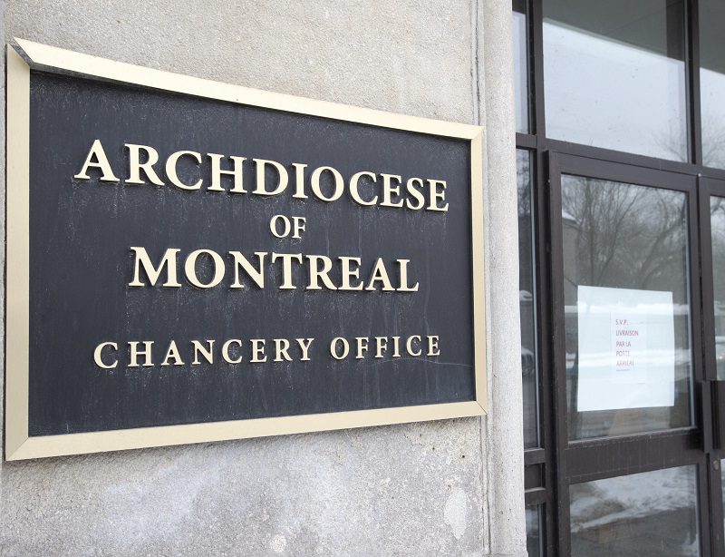 The office of the Archdiocese of Montreal