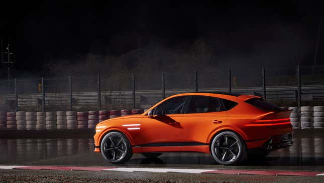 Image for article titled The Genesis GV80 Coupe Concept Sure Looks Like a Production-Ready Fastback SUV