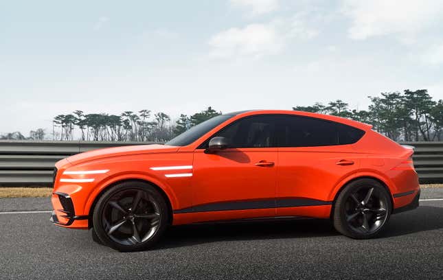 Image for article titled The Genesis GV80 Coupe Concept Sure Looks Like a Production-Ready Fastback SUV