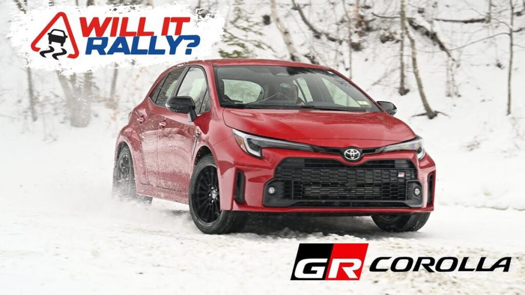 Watch a Rally Instructor Push the Toyota GR Corolla to its Limits in the Snow