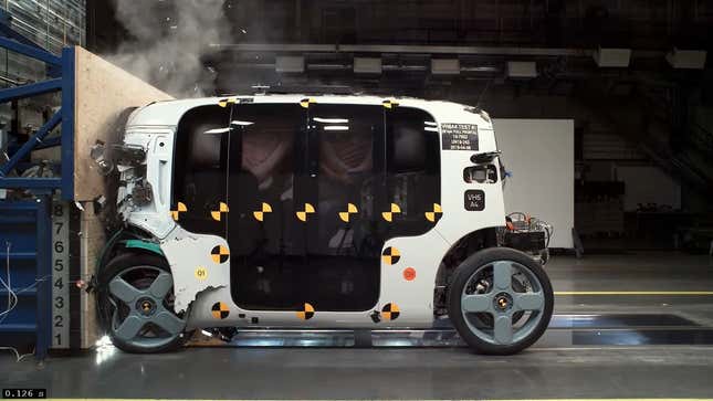 Image for article titled Zoox Swears Its &#39;Self-Certified&#39; Robotaxis Exceed Federal Safety Standards