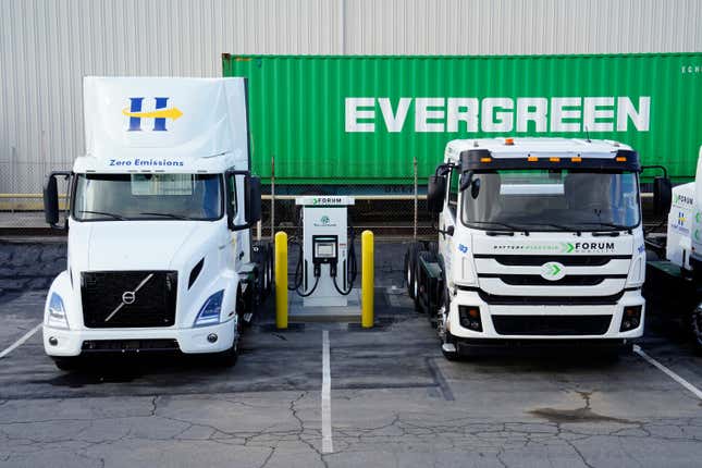 Image for article titled Electric Big-Rigs Are Expected to Match Diesels on Running Costs by 2030