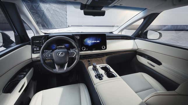 2024 Lexus LM luxury minivan interior