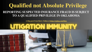 Qualified not Absolute Privilege