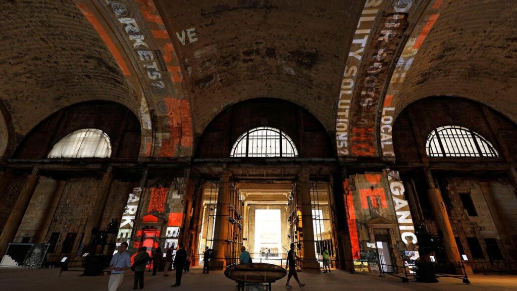 Ford Unveils First Rehabbed Building in Long-Derelict Detroit Train Station Complex