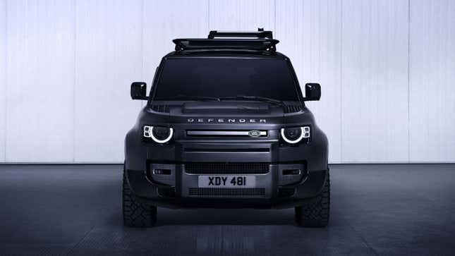 A render of the Land Rover Defender 130 Outbounds. 