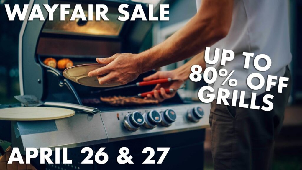 Wayfair sale on griddles, grills and other outdoor cooking equipment for Way Day