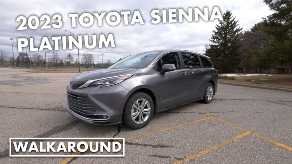 2023 Toyota Sienna Platinum AWD Video Review: The doors, the seats, the features!