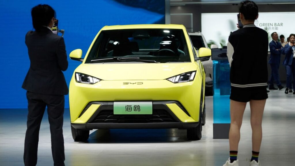 Chinese EV giant BYD's first-quarter profit jumps fivefold