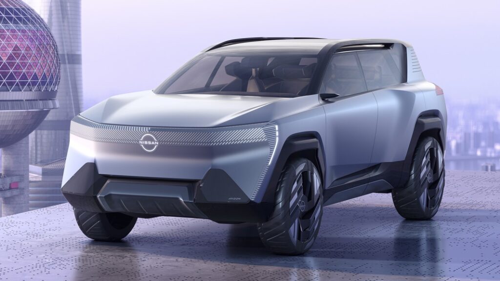 Nissan Arizon concept is Ariya's boxy, creased cousin