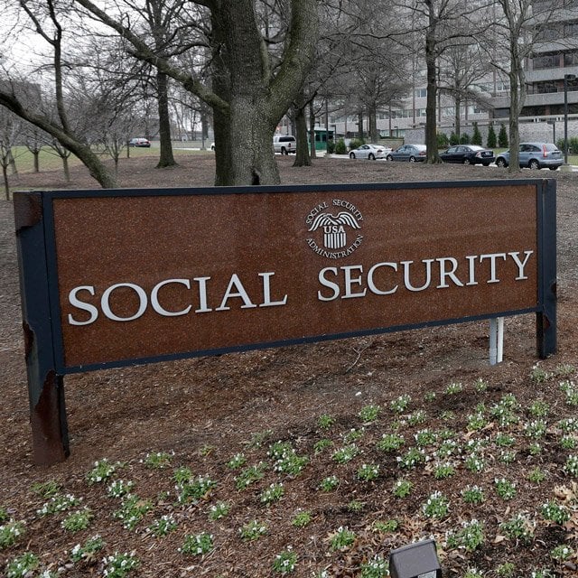 The Social Security Administration building in Baltimore