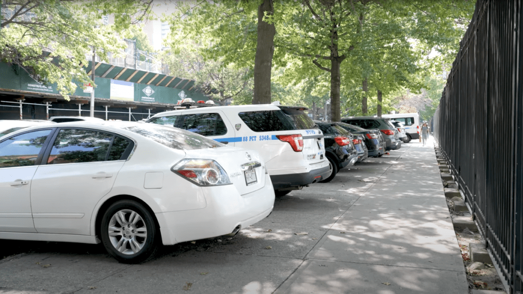 The NYPD Loves Parking on Sidewalks at the Expense of Everyone Else