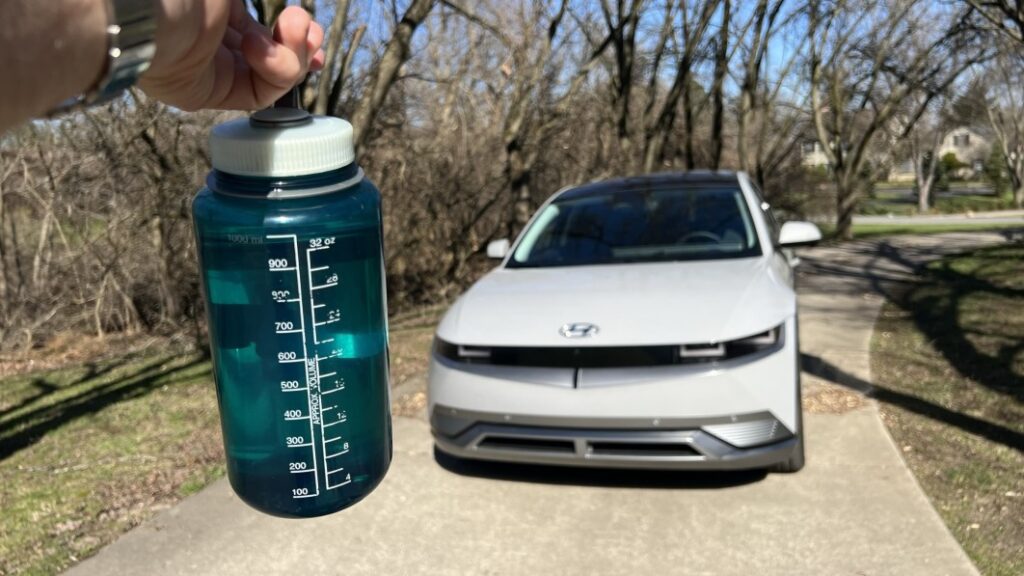 2023 Hyundai Ioniq 5 Cupholder Mega Test: Will the Nalgene bottle fit?