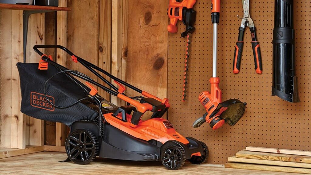 This Black+Decker electric lawnmower is available for a giant 50% off today