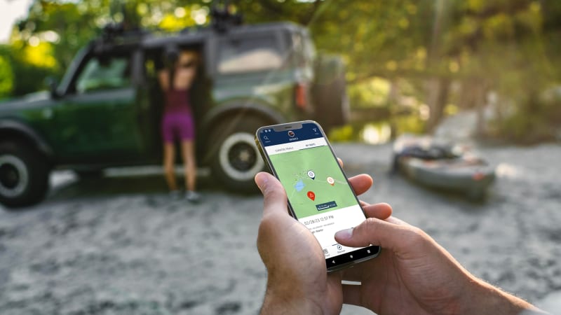 Ford's new trail-finding app is exclusively for Bronco SUV owners