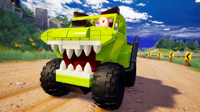 Image for article titled Lego 2K Drive Is an Open-World Physics Sandbox Masquerading as a Racing Game