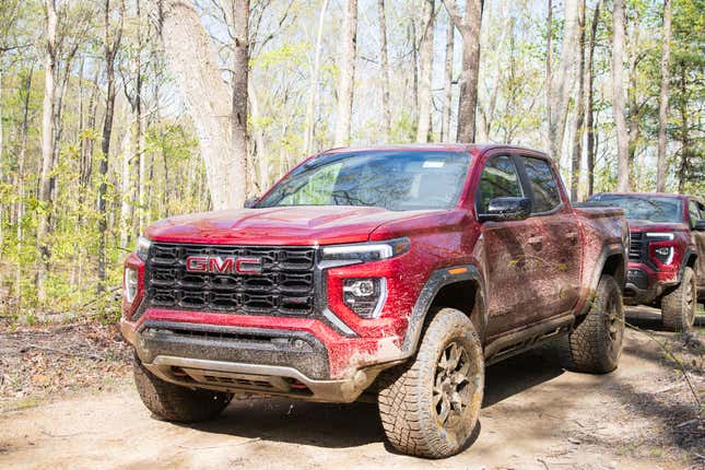 Image for article titled The 2023 GMC Canyon AT4X Refines Chevy&#39;s ZR2 Off-Road Formula