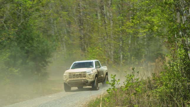 Image for article titled The 2023 GMC Canyon AT4X Refines Chevy&#39;s ZR2 Off-Road Formula