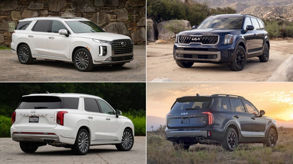 2023 Kia Telluride vs 2023 Hyundai Palisade: Which is better?