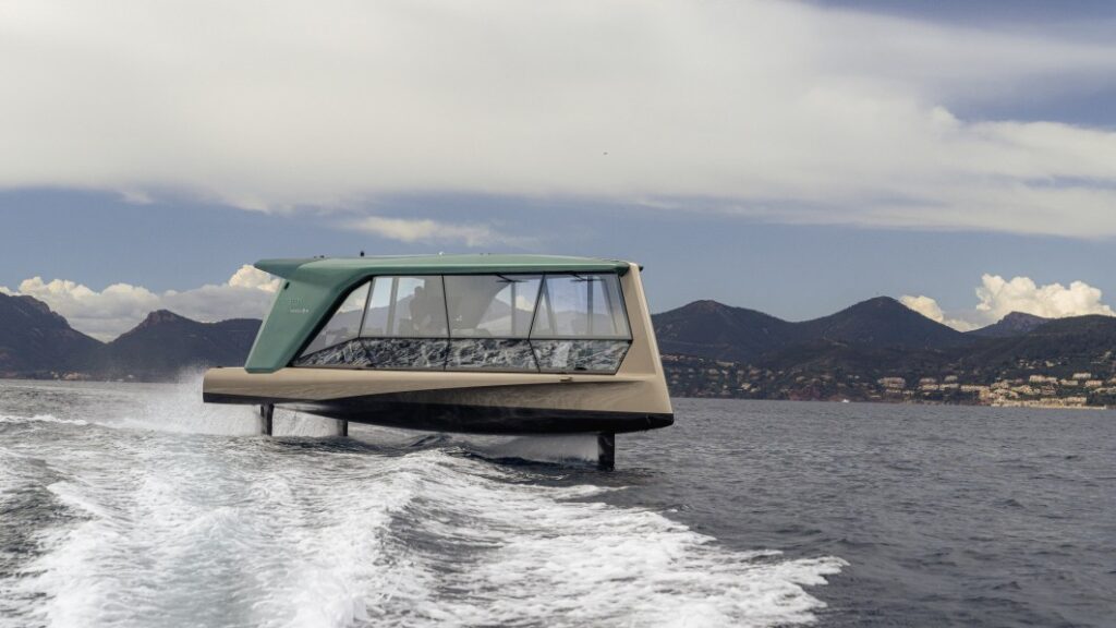 BMW just revealed an electric hydrofoil boat at the Cannes Film Festival