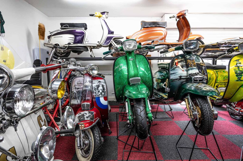 Vespa and Lambretta collection