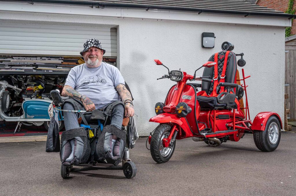 Andrew 'Pregg' Preston Lambretta trike