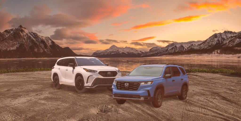 2023 Honda Pilot vs. Toyota Highlander: Examining the Differences