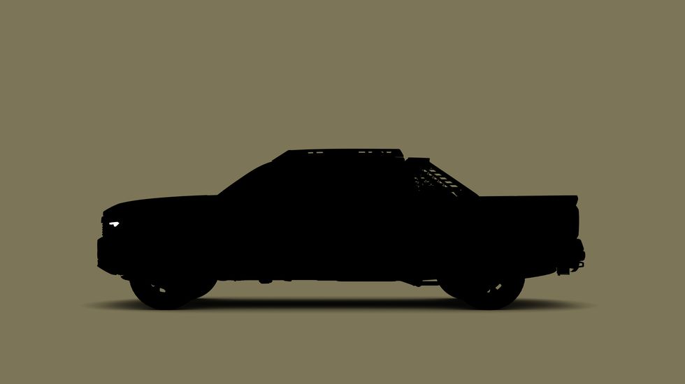 2024 toyota tacoma trailhunter silhouette