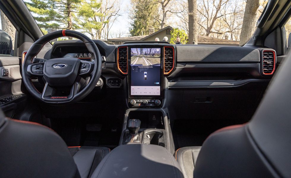 2024 ford ranger raptor interior