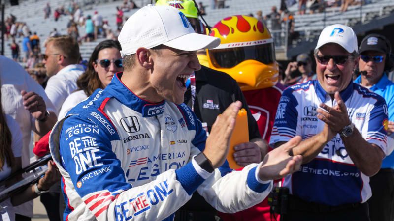 Alex Palou's record run earns Ganassi team a third straight Indy 500 pole