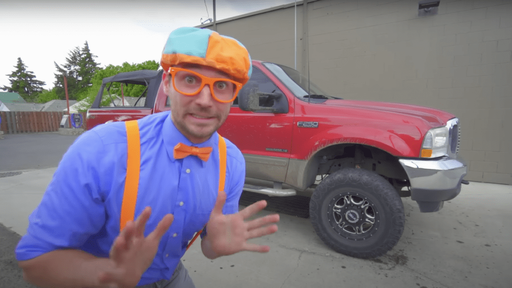 Blippi Teaches Kids How to Clean Cars and Fuels Our Nightmares