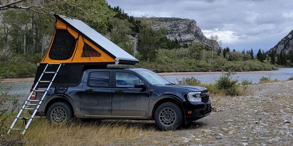 GoFastCampers's Platform Camper Brings Additional Utility to the Ford Maverick