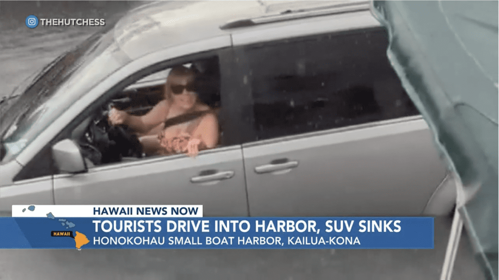 Hawaii Tourist Drove Van Into Harbor Because GPS Said To