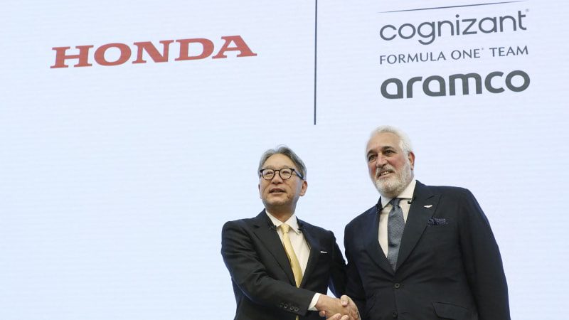 Honda back to F1 in 2026 as engine supplier to Aston Martin